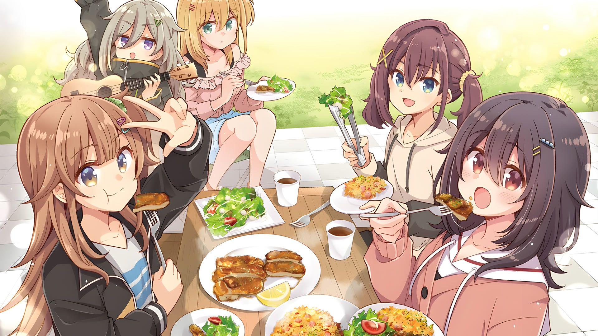 Scène de Hibi wa Sugiredo Meshi Umashi, anime original culinaire