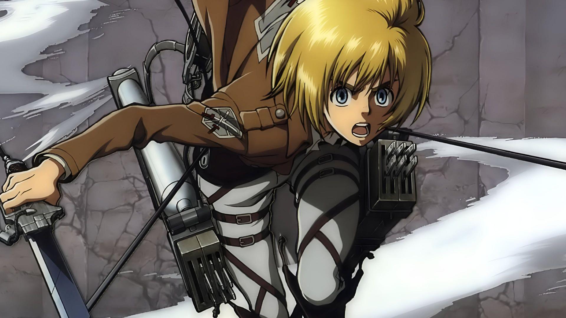 Armin Arlert, porteur du Titan Colossal dans Shingeki no Kyojin