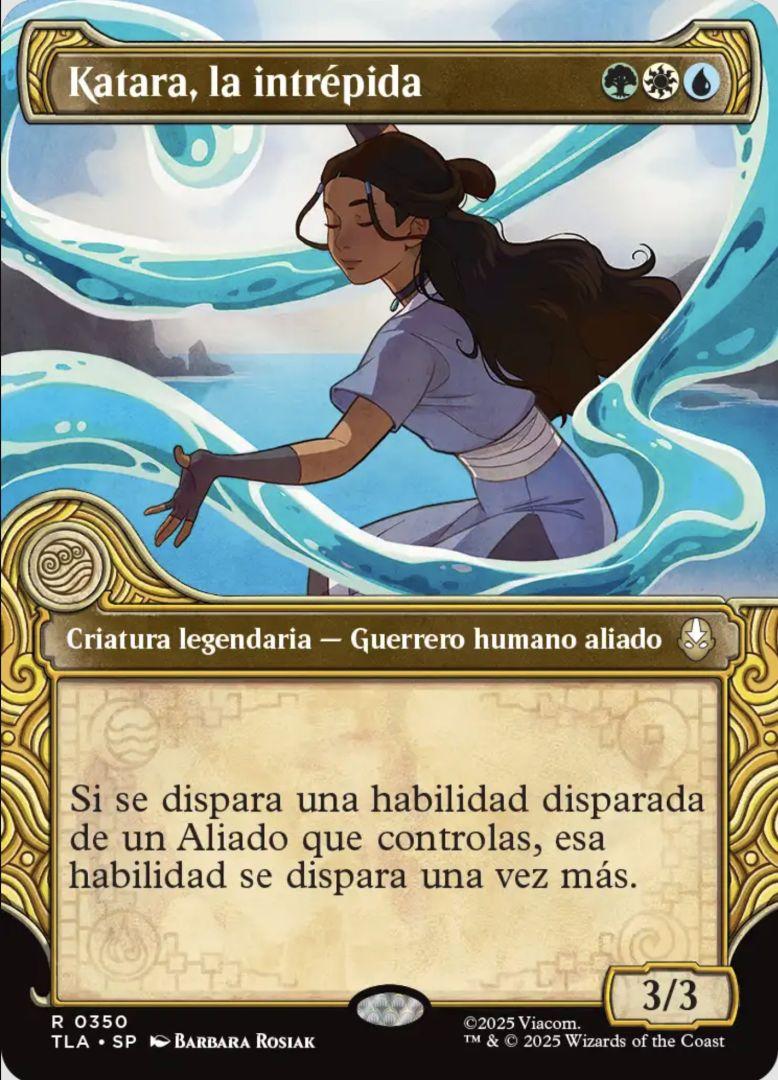 Carte Magic: The Gathering de Katara l'Intrépide, pose de combat