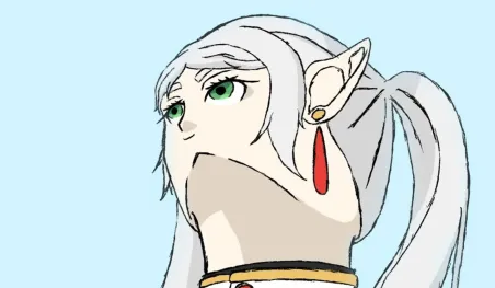 Illustration virale de Frieren déformée, un nouveau mème légendaire sur les réseaux