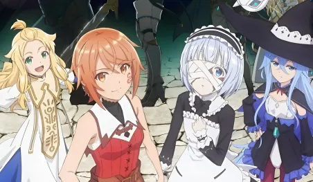 Visual clé de l'anime Roll Over and Die, annonçant la date de sortie