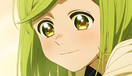 Witch Hat Atelier : visuel de l'anime avec Coco et Qifrey, annonçant la date de sortie