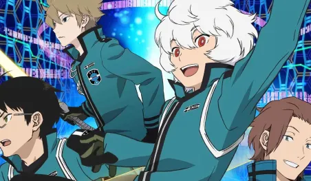 Visuel officiel annonçant le REBOOT de World Trigger pour le 4 décembre